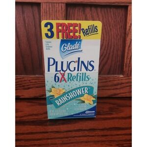 Glade Plugins Scented Gel Refill **RAINSHOWER** 3 count